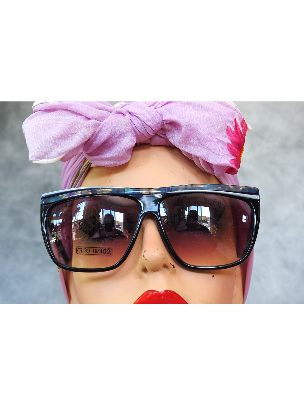 Vintage Oleg Cassini 1980s Sunglasses multicolor NOS Grandma Chic Mob Wife Retro